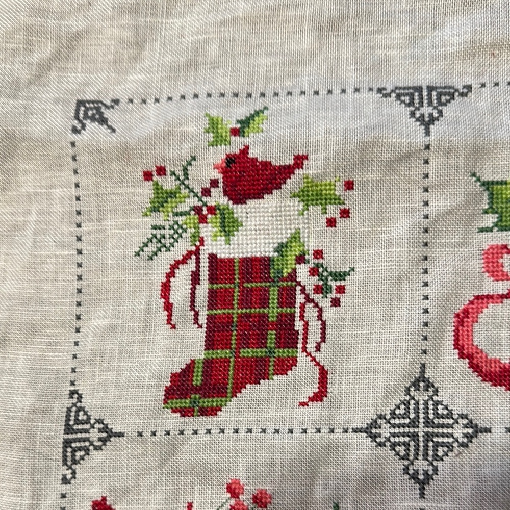Festive Holiday Cross-Stitch - Picture 2 of 10